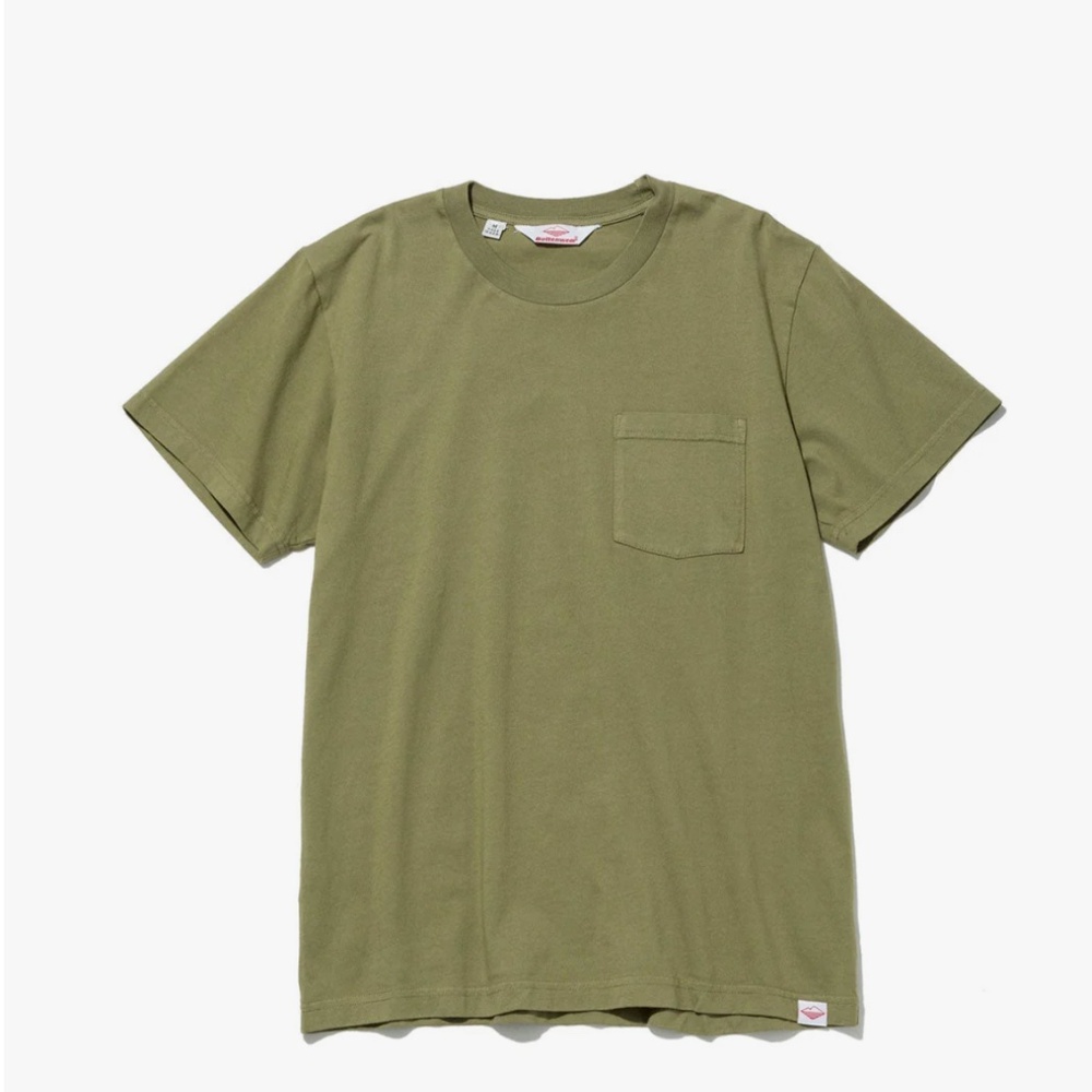 Battenwear Shirt Mens XL Olive Heavyweight Cotton Short Sleeve Crew